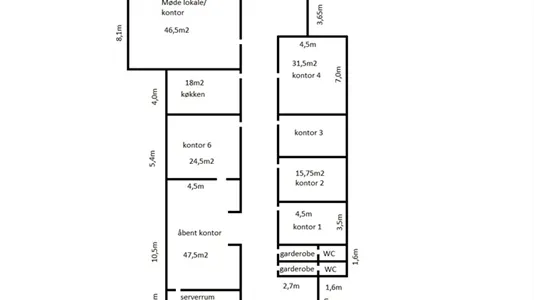 Kontorlokaler til leje i Hadsund - billede 7